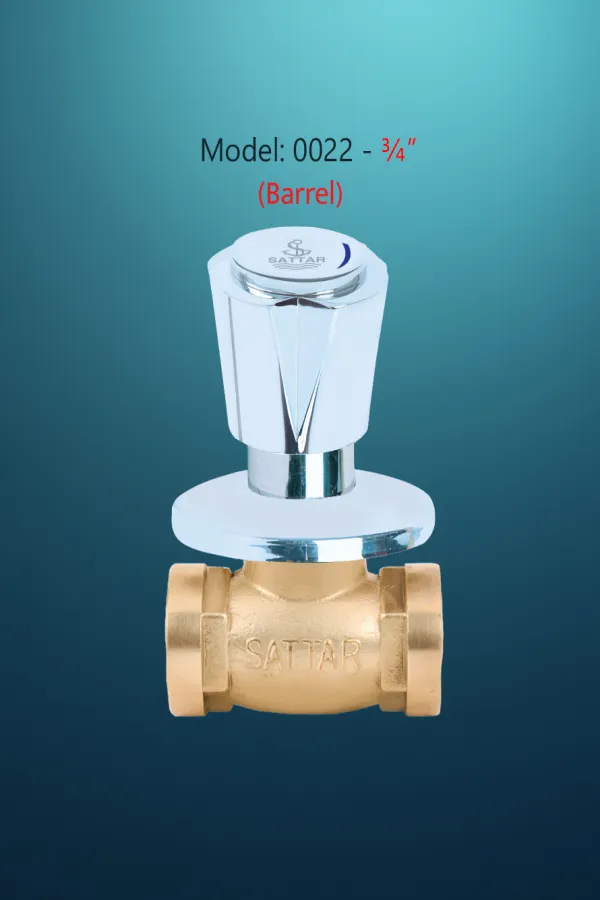 Conceal Stop Cock (Barrel) 3/4" (Coaster Series)