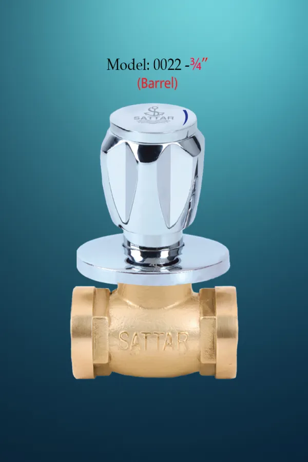 Conceal Stop Cock (Barrel) 3/4" (Deluxe Series)