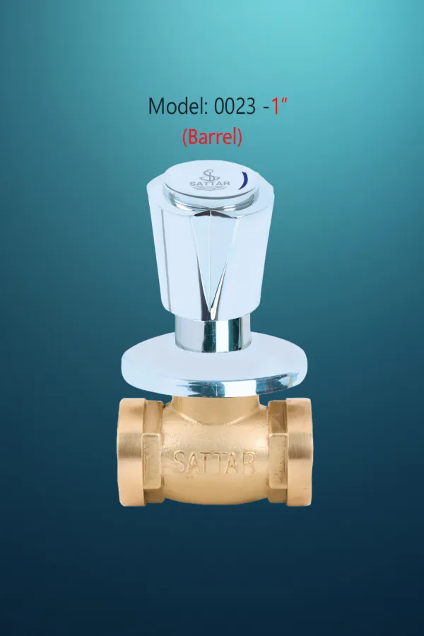 Conceal Stop Cock (Barrel) 1" (Coaster Series)