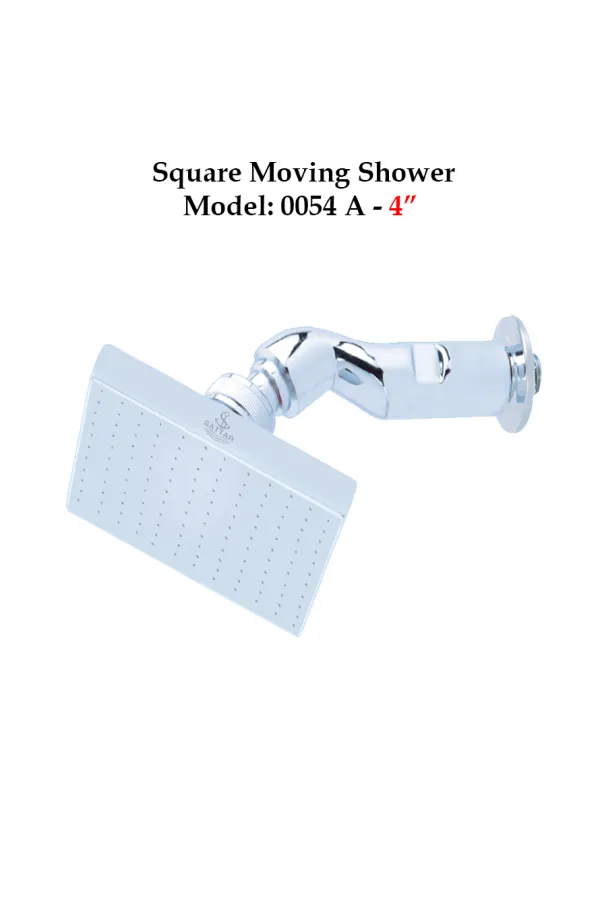 4" Square Moving Shower (Shower Series)