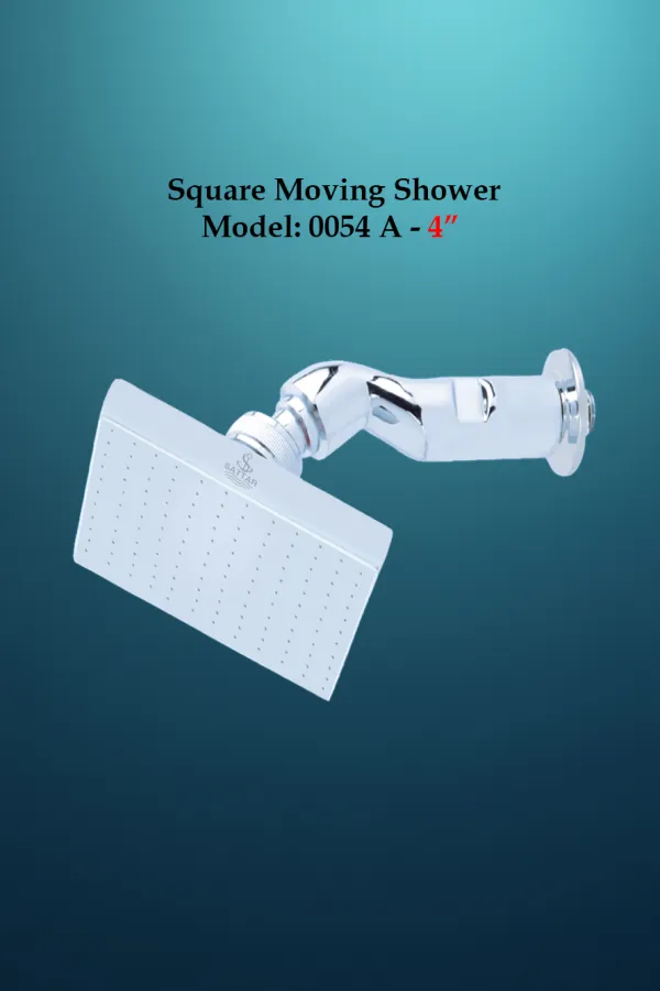 4" Square Moving Shower (Shower Series)