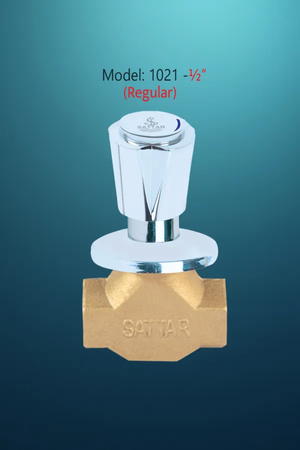 Conceal Stop Cock (Regular) 1/2" (Coaster Series)