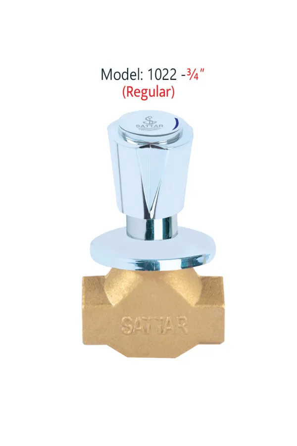 Conceal Stop Cock (Regular) 3/4" (Coaster Series)