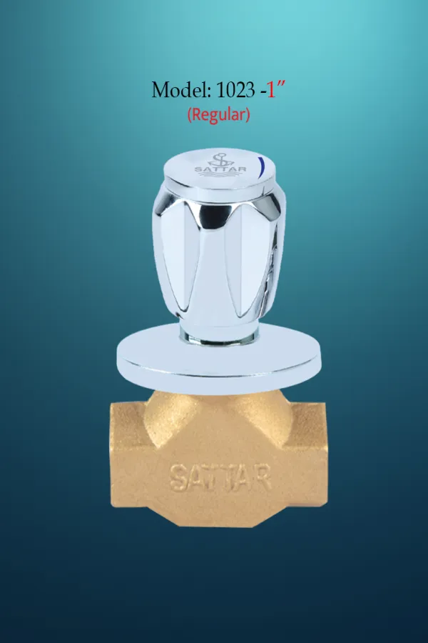 Conceal Stop Cock (Regular) 1" (Deluxe Series)