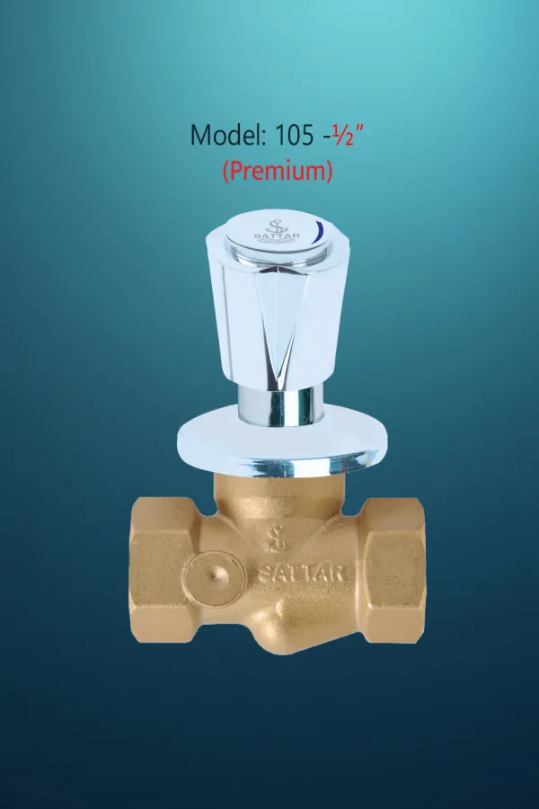 Conceal Stop Cock (Premium) 1/2" (Coaster Series)