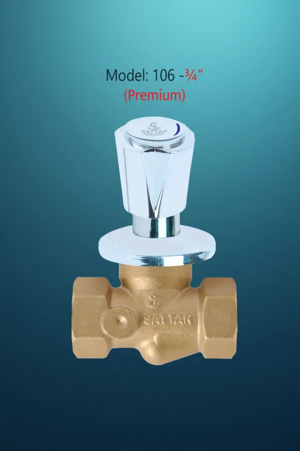 Conceal Stop Cock (Premium) 3/4" (Coaster Series)