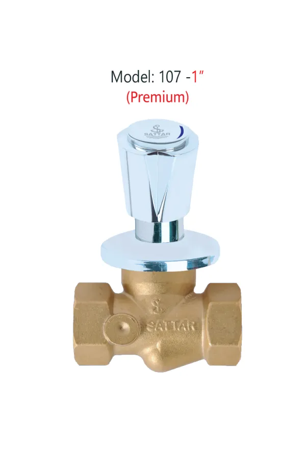 Conceal Stop Cock (Premium) 1" (Coaster Series)