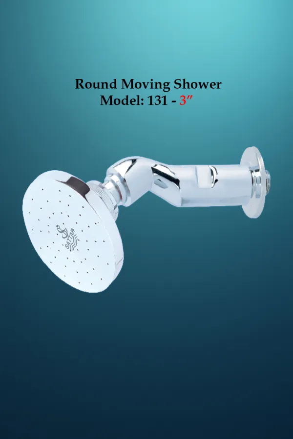 Round Moving Shower 3"- Shower Series