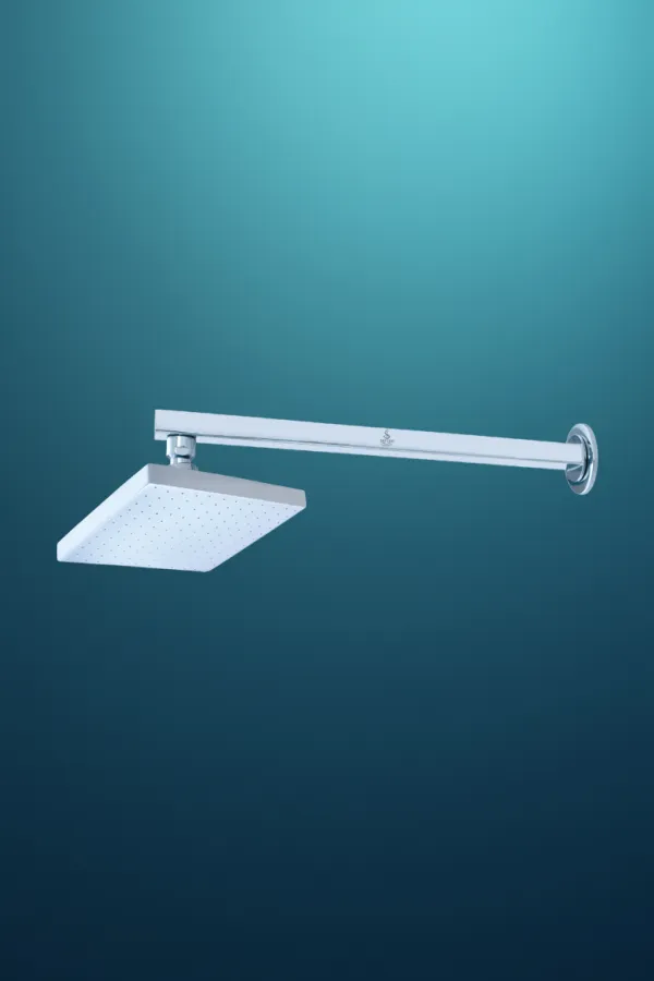 4" 'Square Moving Shower With Pipe - Shower Series