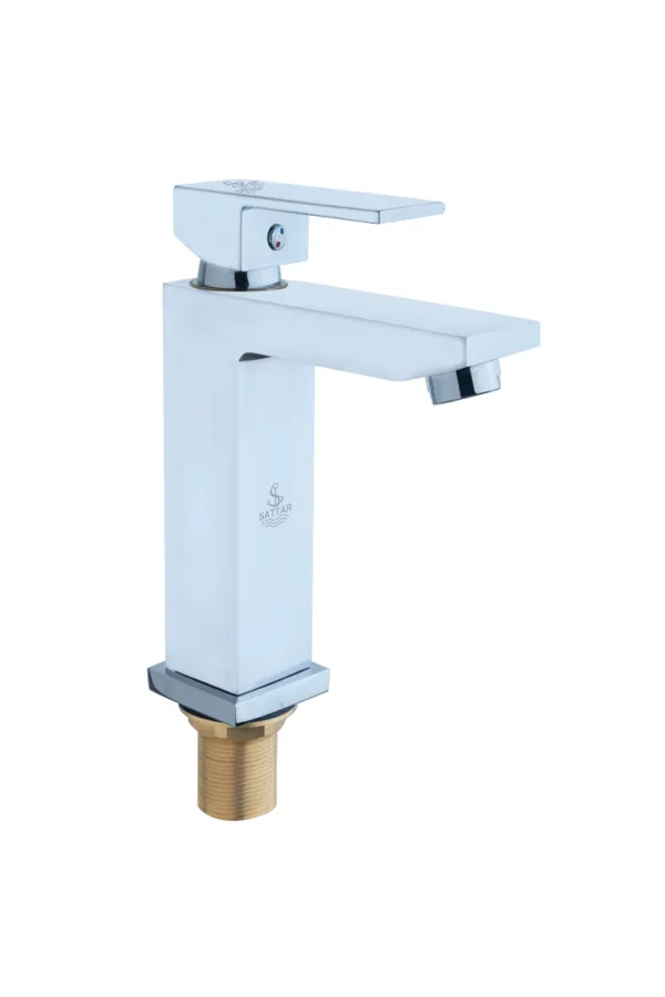Single Lever Basin Mixer (Square) 6" (Lever Series)