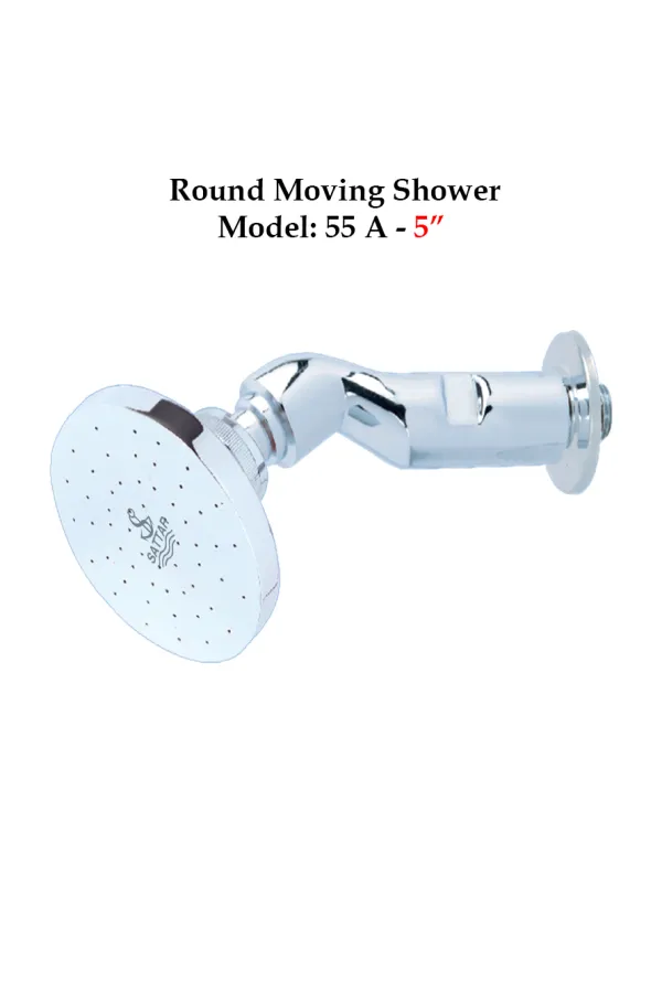 Round Moving Shower 5"- Shower Series