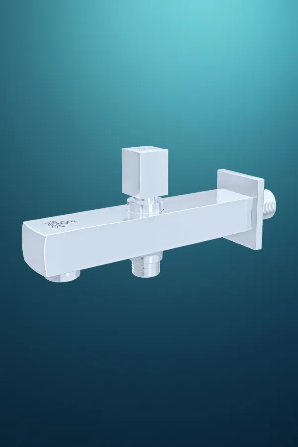 Sattar Metal Product First Image Square Spout with Diverter - Accessories