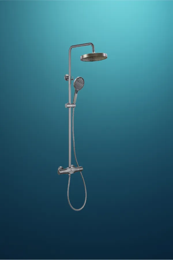Piano Shower Panel 3-in-1 Set – Gun Grey