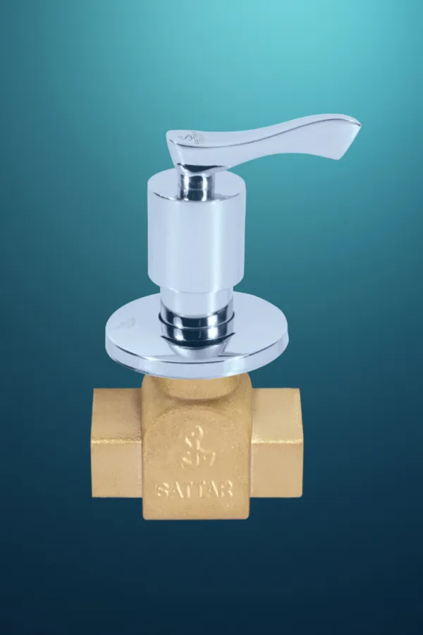 Sattar Metal Product First Image Fast Open Lever Conceal Stop Cock (3/4", Super) – Oliver Series