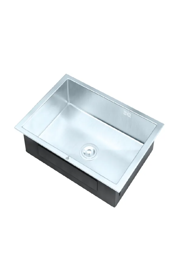 Sattar Metal Product Hover Image Single-Bowl Top-Mount Kitchen Sink (24″ × 18″)