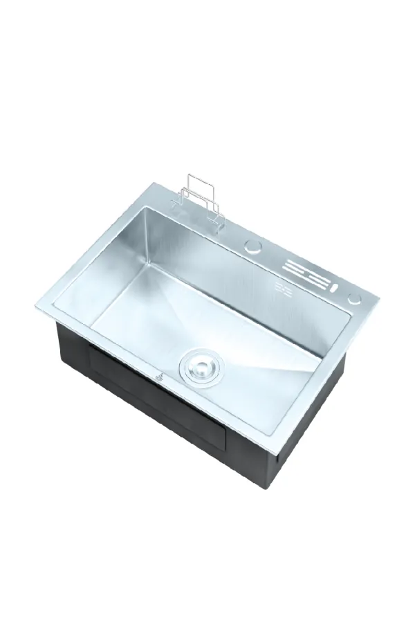 Sattar Metal Product Hover Image Single-Bowl Top-Mount Kitchen Sink (24″ × 18″)