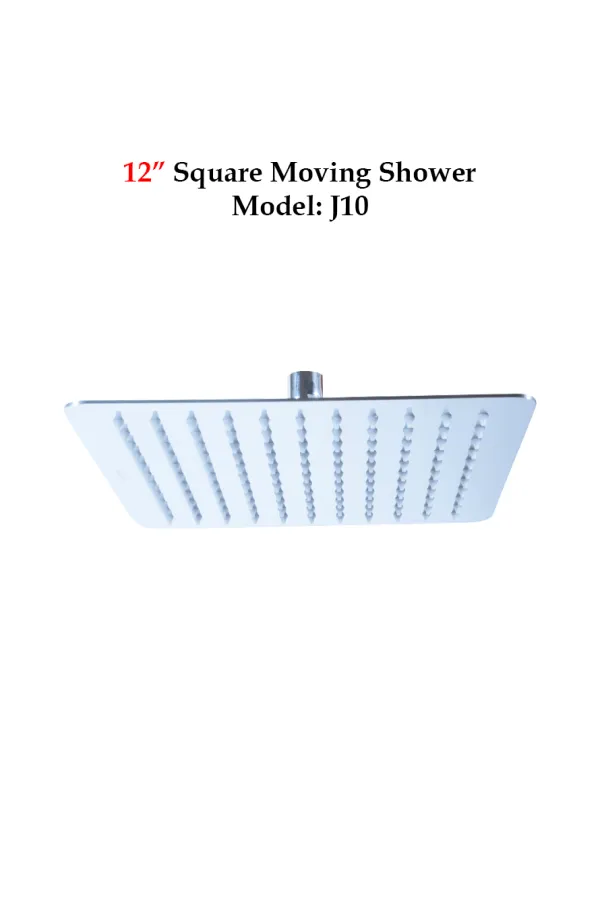 12" Square Moving Shower - Shower Series
