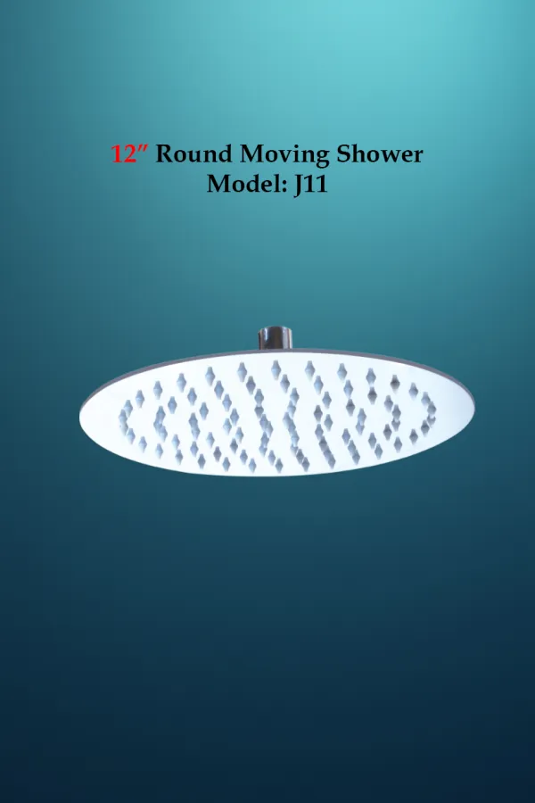 12" Round Moving Shower - Shower Series