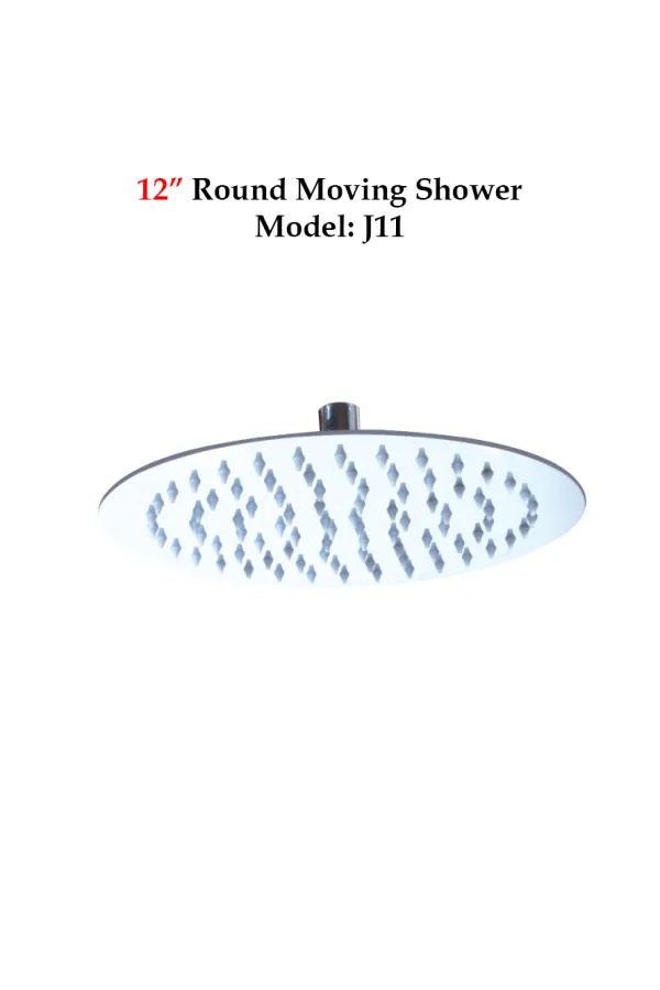 12" Round Moving Shower - Shower Series