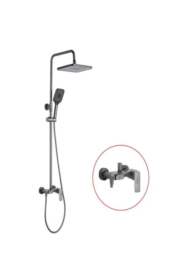 Piano Shower Mixer 2 in 1 Set - Shower Mixer