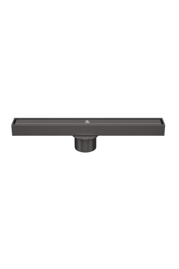 Sattar Metal Product Hover Image Floor Drain – Gun Grey (1.25" × 12")