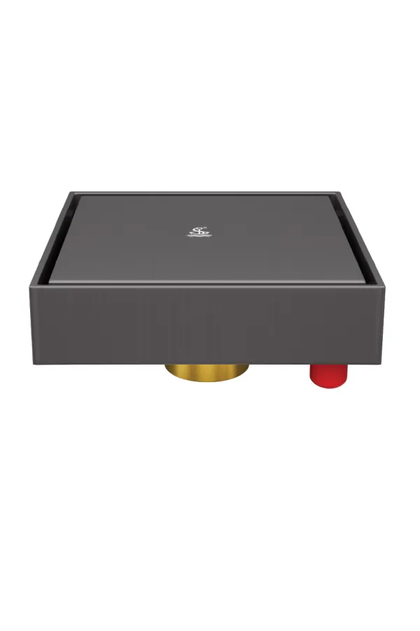 Sattar Metal Product Hover Image Pop-Up Floor Drain – Gun Grey (5" × 5")