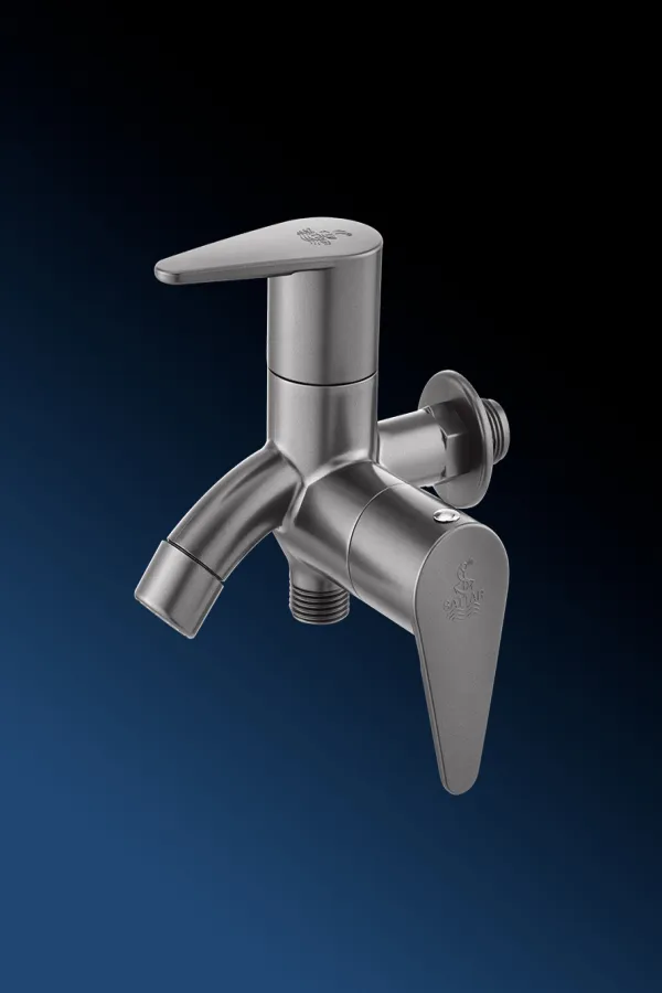 Two-in-One Bib Cock (Lever)