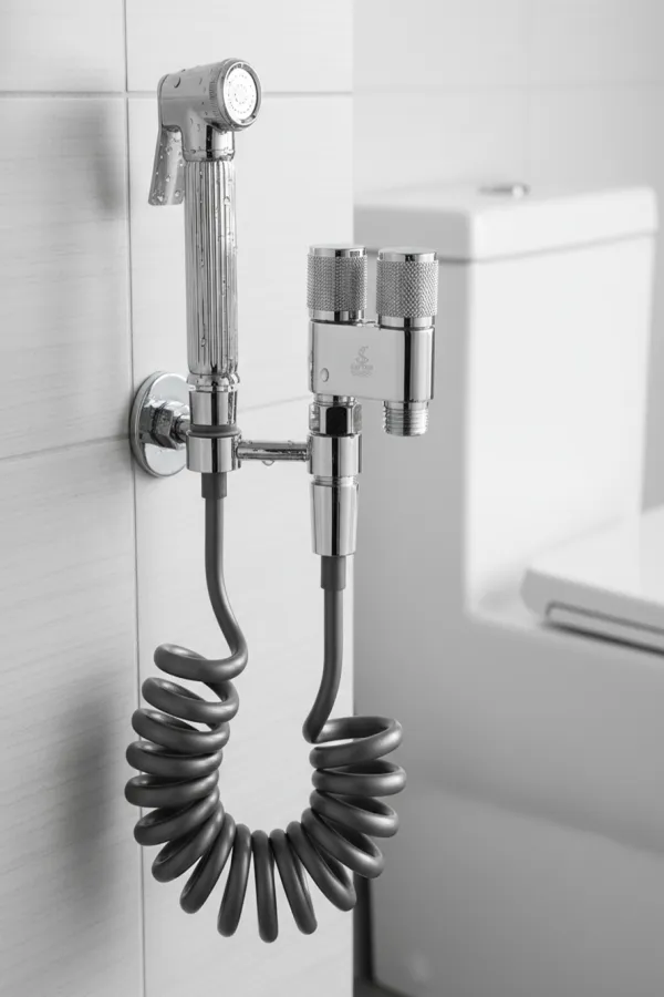 Two in One with Push Shower