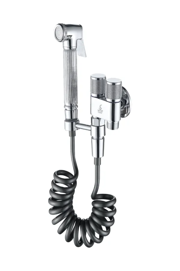 Two in One with Push Shower