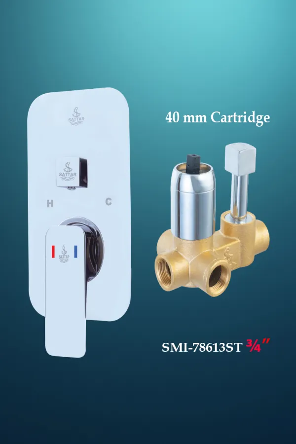 Turn Diverter Conceal Shower Mixer Body 3/4" - Shower Mixer