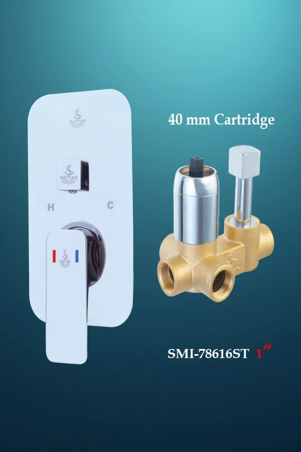 Turn Diverter Conceal Shower Mixer Body 1" - Shower Mixer