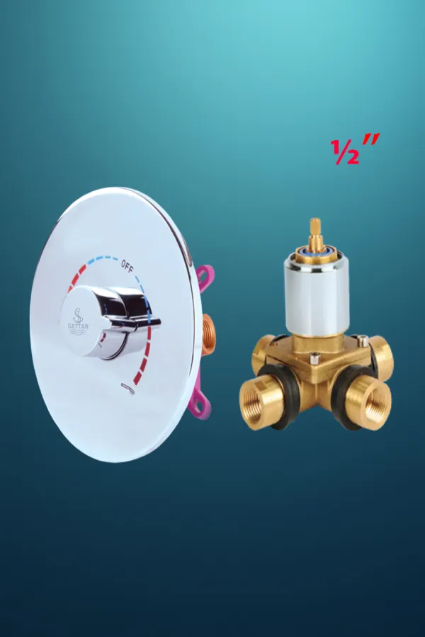 Temperature Controller Shower Mixer Set 1/2" - Shower Mixer