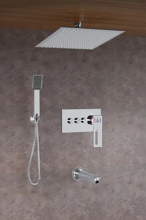 Impel Concealed Shower Mixer Set – 1/2" Standard-Flow