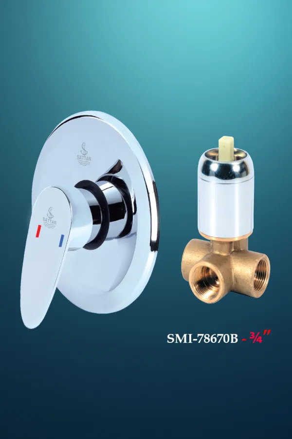 Single Lever Conceal Shower Mixer (3 Line) 3/4" - Shower Mixer