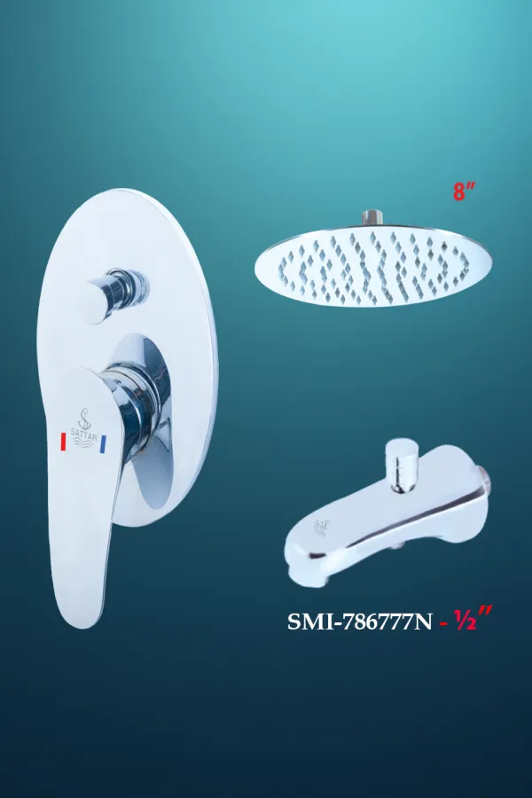 Single Lever Conceal Shower Mixer Set 1/2"- Shower Mixer