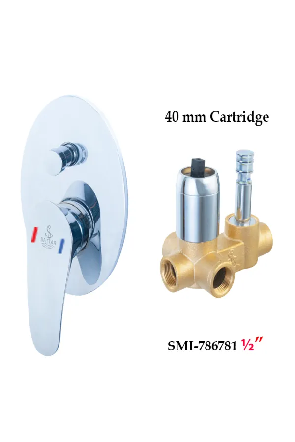 Single Lever Conceal Shower Mixer Body 1/2" - Shower Mixer