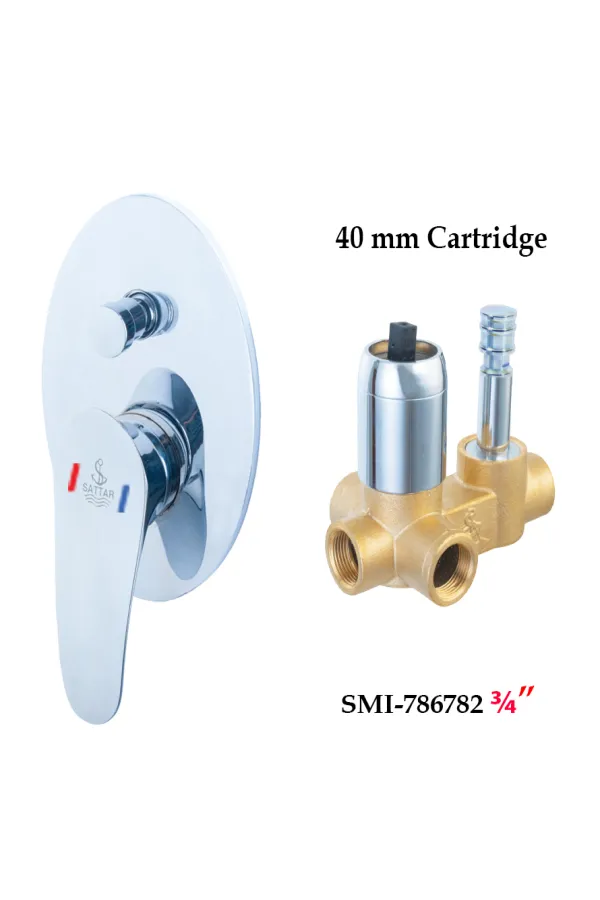 Single Lever Conceal Shower Mixer Body 3/4" - Shower Mixer