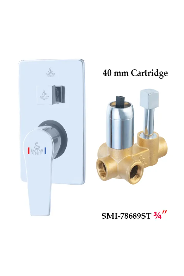 Turn Diverter Conceal Shower Mixer Body 3/4" - Shower Mixer